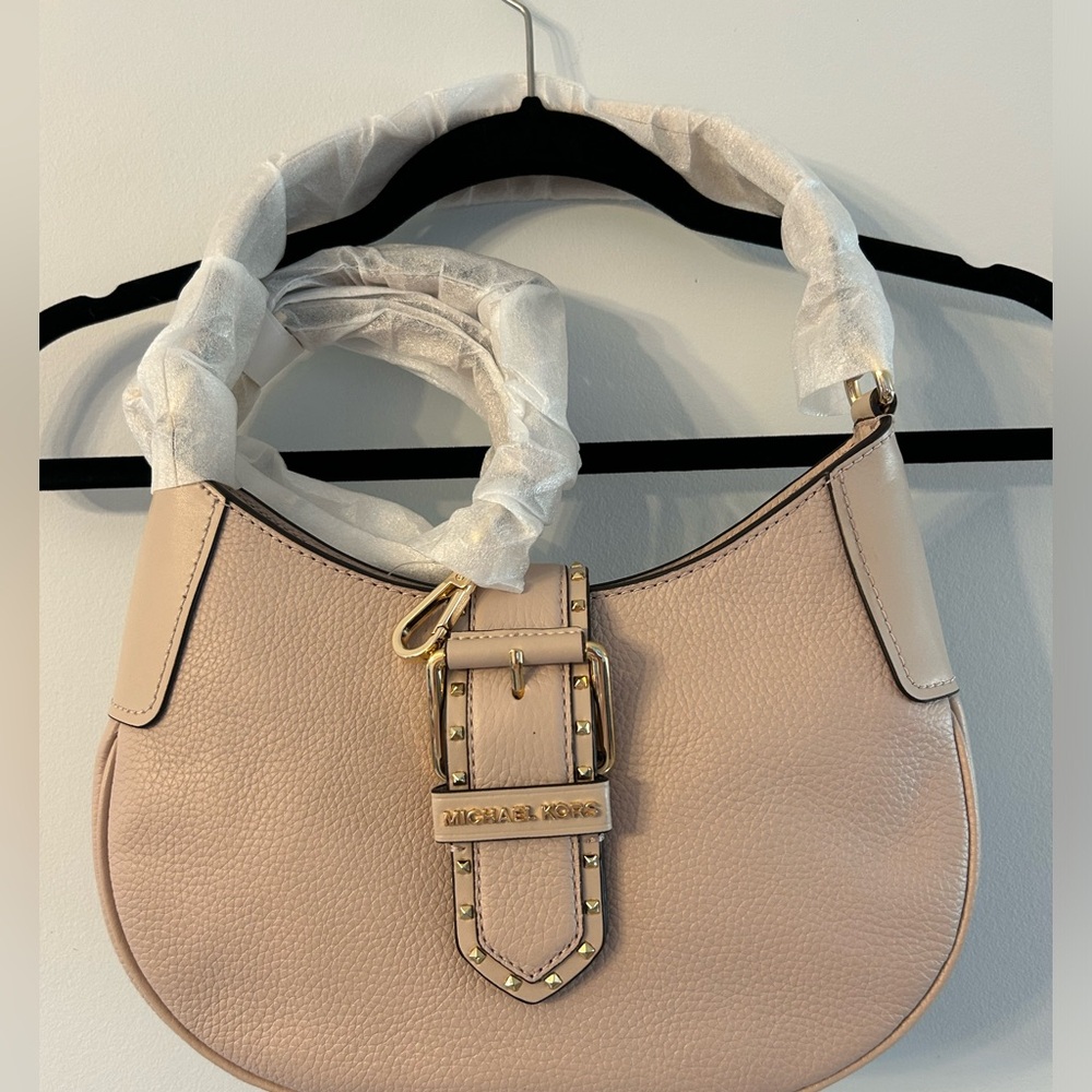 NWT Michael Kors Metal Buckle Pink Purse